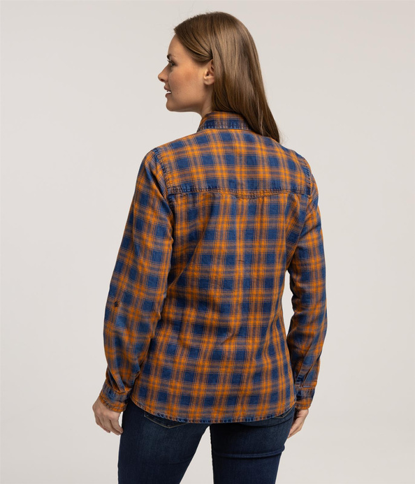 Koszula damska regular ANABEL 6202 BROWN SUGAR