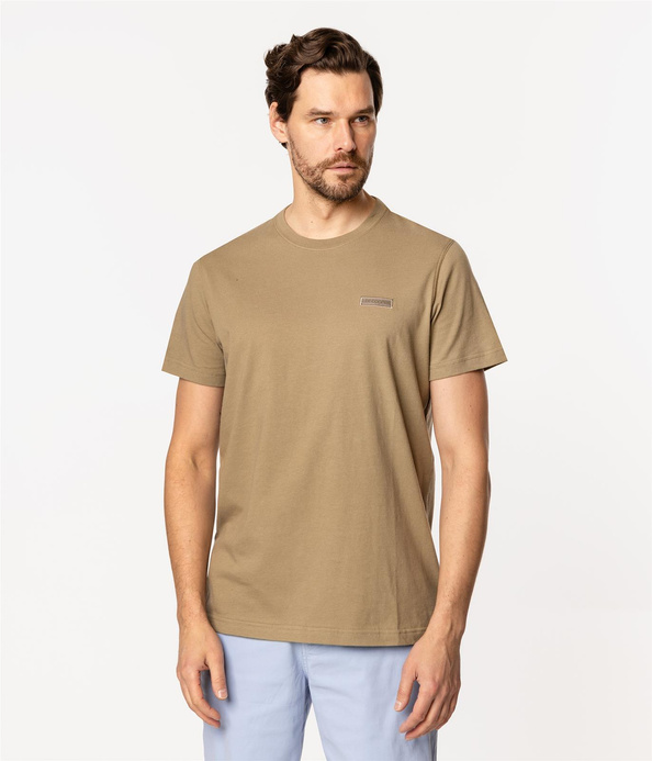 T-shirt męski SIMPLE 1180 COVERT GREEN