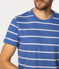 T-shirt męski w paski STRIPES1 4180 BLUE YONDER