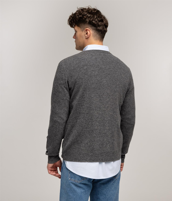 Sweter z jagnięcej wełny LONI MERA GREY