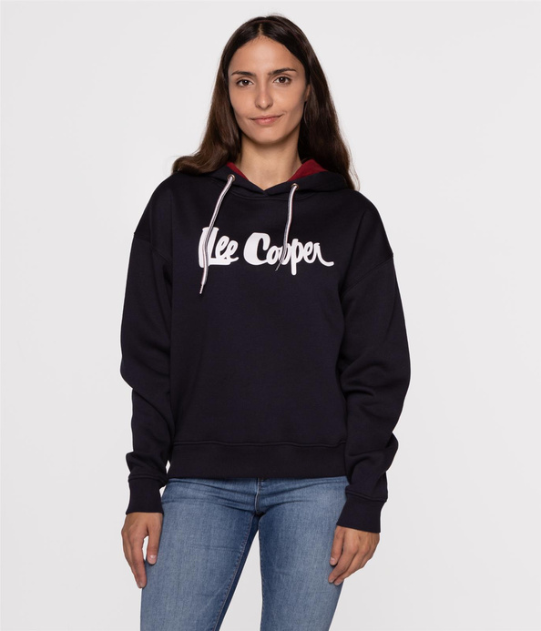 Bluza damska z kapturem ADELA 9760 NAVY BLAZER