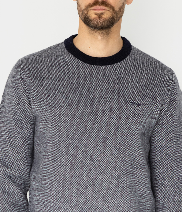 Sweter męski z wełny jagnięcej JACK TOY NAVY