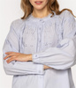 Ażurowa koszula damska z długim rękawem MURCJA 9719 BLUE