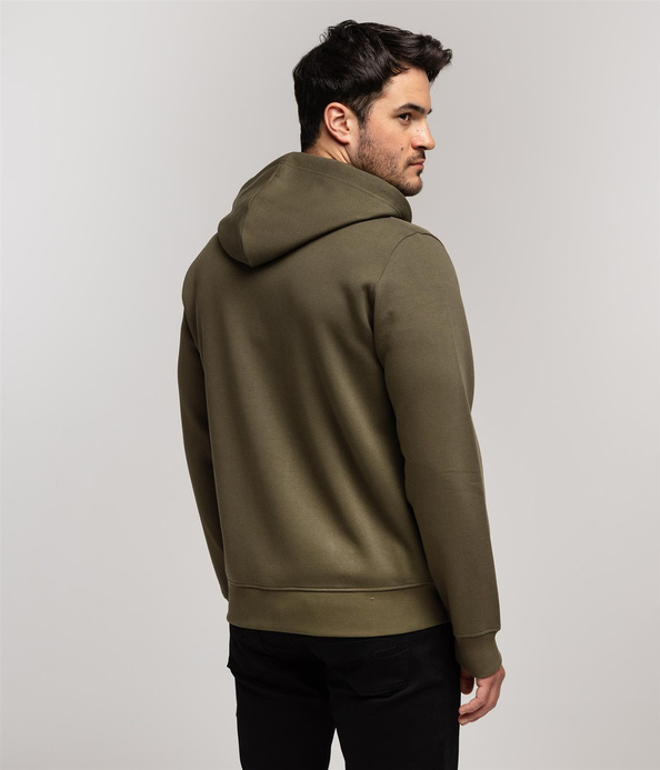 Bluza rozpinana z kapturem HUGH 5152 KHAKI