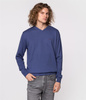 Sweter męski z bawełny organicznej ADAM ORGANIC BLUE INDIGO