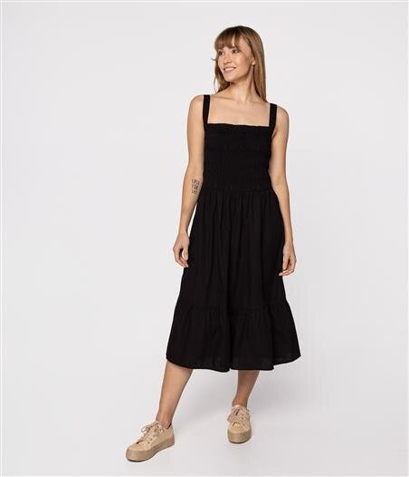 Sukienka na ramiączkach ROXANNE 6190 BLACK