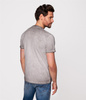 T-shirt slim z brandowanym nadrukiem VINTAGE2 6060 GREY