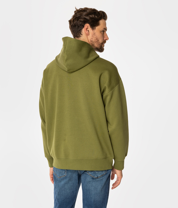 Bluza unisex z kapturem LOGO 2975 SPHAGNUM