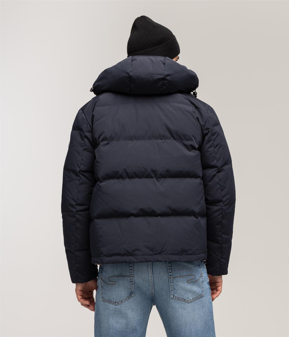 Kurtka puchowa z kapturem MAX 7030 NAVY