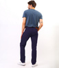 Niedenimowe spodnie męskie LC7504 2525 DARK NAVY