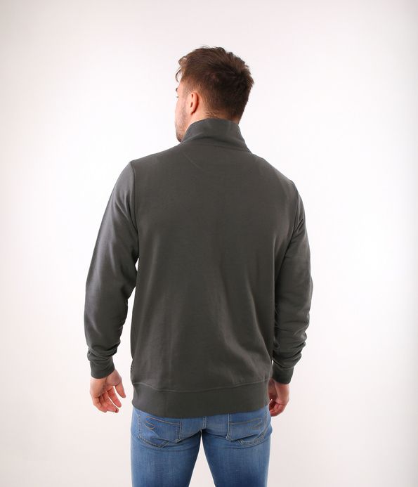 Rozpinana bluza męska ze stójką BRUNO 2350 DARK SHADOW