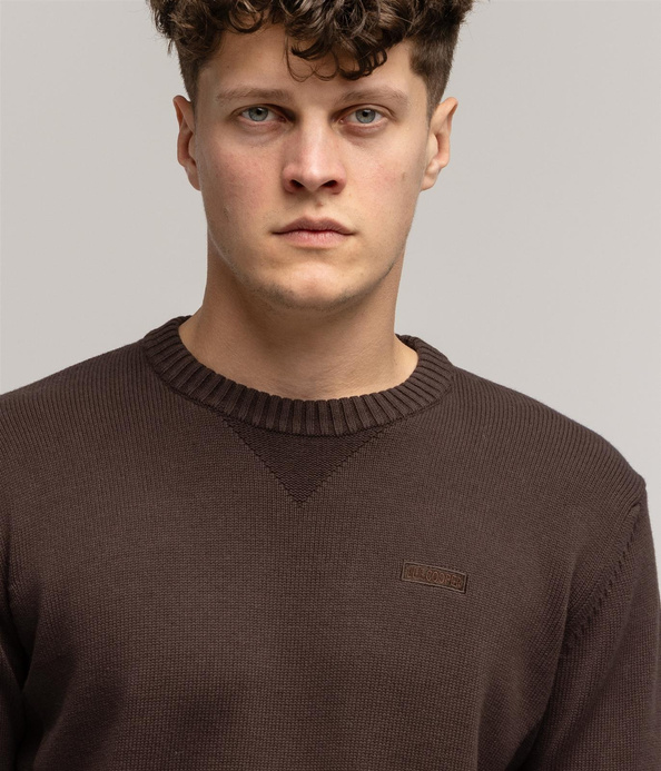 Sweter z bawełny organicznej BILL ORGANIC CHOCOLATE TORTE