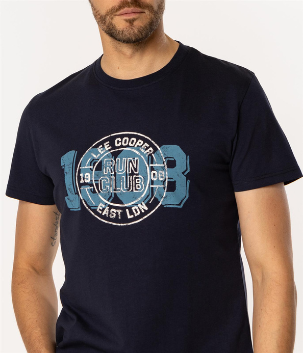 T-shirt męski RUN CLUB 1160 NAVY BLAZER