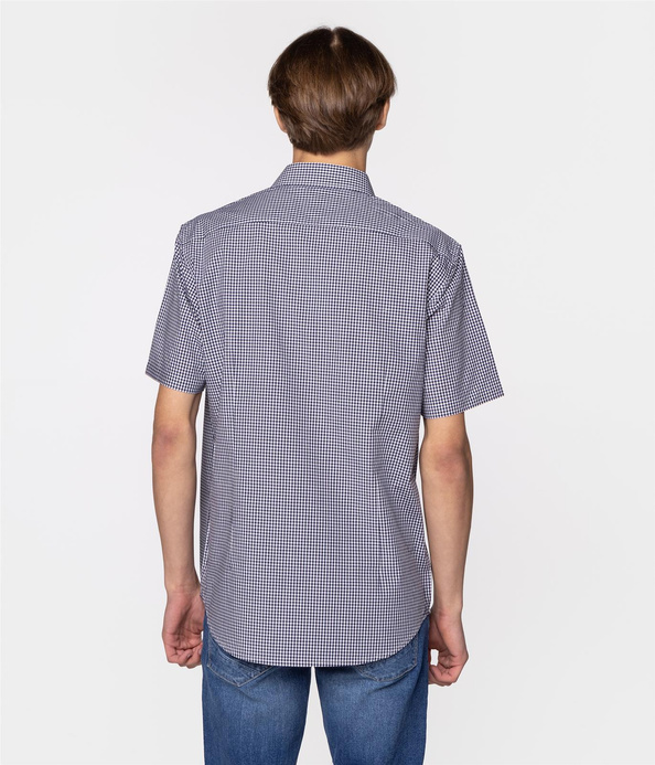 Koszula regular w kratkę VITO2 2010 NAVY