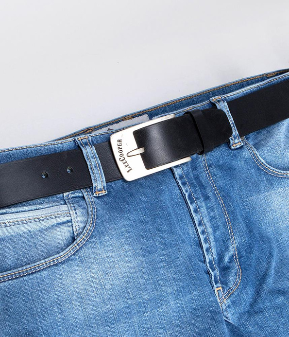 Skórzany pasek LCJ95 BLACK