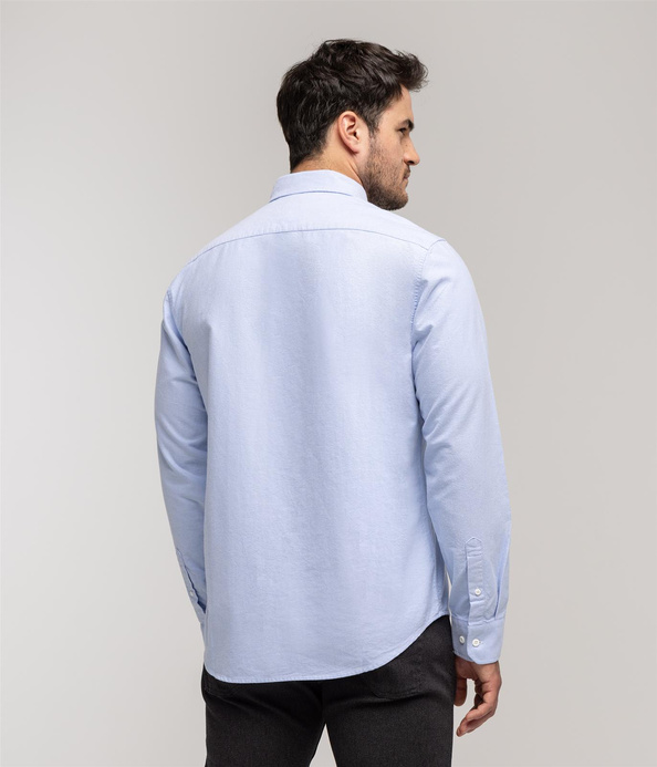 Koszula męska regular VAN OXFORD BLUE