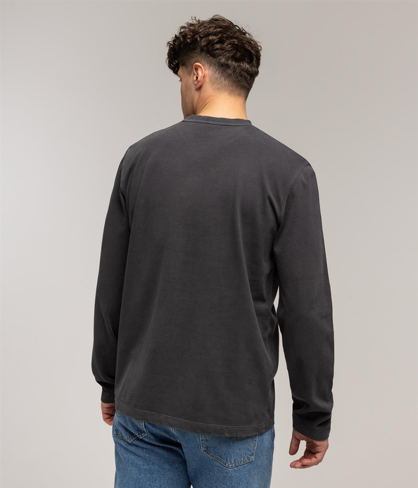 T-shirt z długim rękawem MARIUS 2400 BLACK