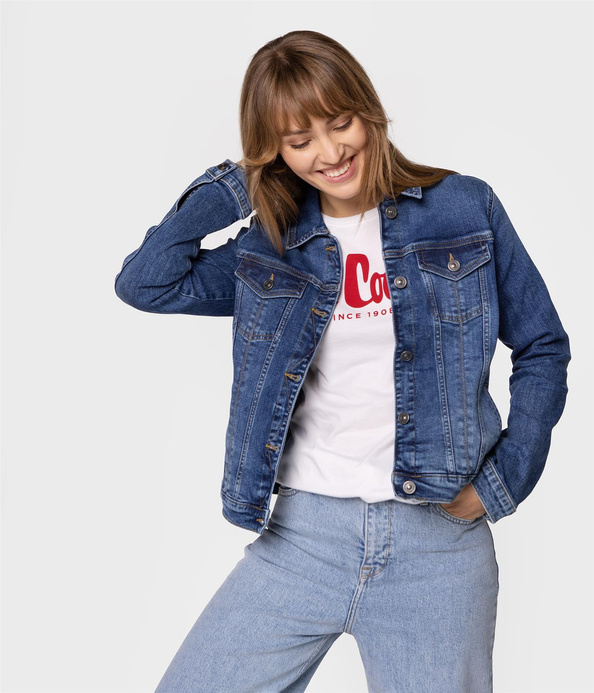 Jeansowa kurtka FABIA 1223 BRUSHED USED