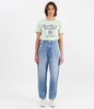 Jeansy damskie mom jeans BERRY 2712 BRUSHED USED