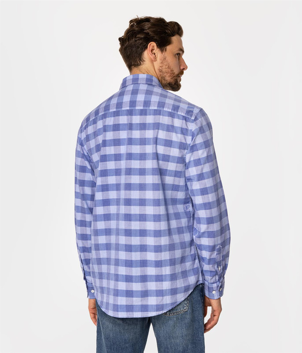 Koszula regular w kratę WILL 9316 BLUE