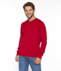 Sweter męski z bawełny organicznej ADAM ORGANIC RED