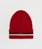 Czapka zimowa męska z wełną merino 5053 RED STRIPES