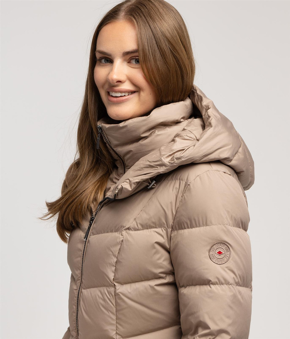 Puchowa kurtka z podpinką TINA 7030 FUNGI