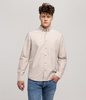 Koszula męska regular LARS OXFORD BEIGE