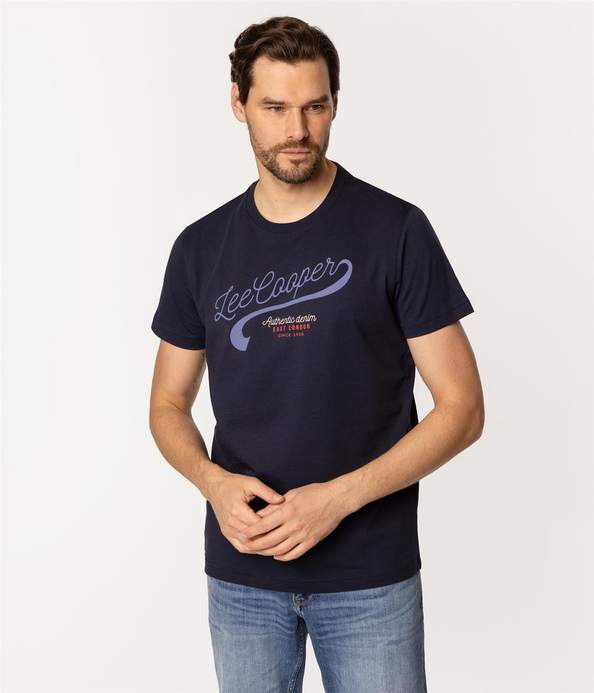 T-shirt męski z nadrukiem AUTHENTIC5 1160 NAVY BLAZER