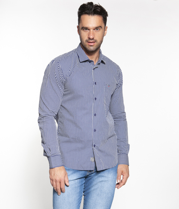 Koszula slim z długim rękawem WINDSOR 40ZP NAVY