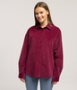 Koszula damska oversize ROSALYN 6000 WINE