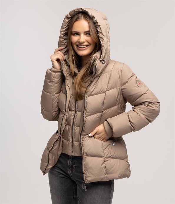Puchowa kurtka z podpinką TINA 7030 FUNGI
