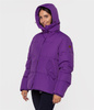 Puchowa kurtka z kapturem LINDA 4600 AMARANT PURPLE