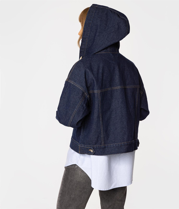 Kurtka jeansowa oversize MAGA 0002 DARK USED