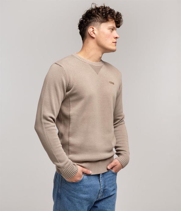 Sweter z bawełny organicznej BILL ORGANIC FUNGI