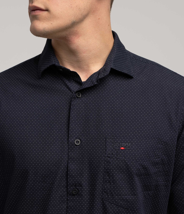 Koszula męska slim z długim rękawem WINDSOR 61ZM NAVY