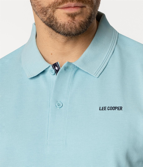 Koszula polo męska regular TOMM 5026 CABANA BLUE