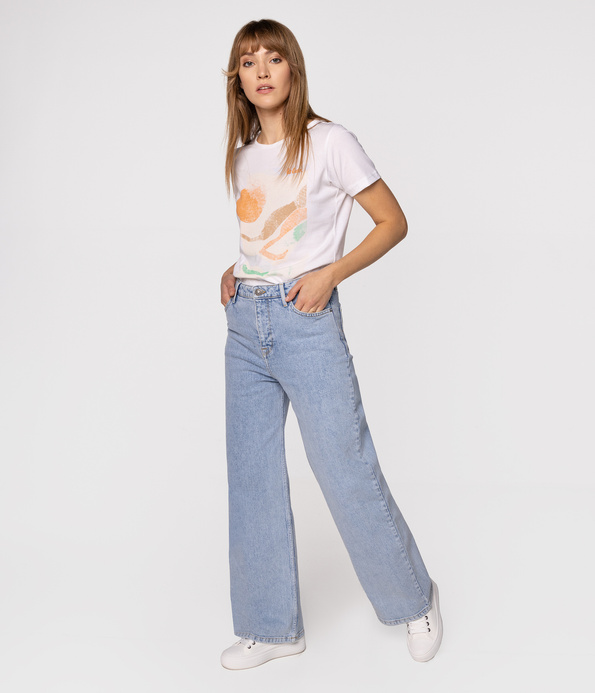 Jeansy damskie wide leg BELLA 1895 LIGHT