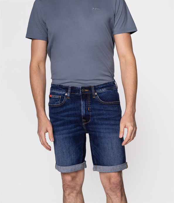 Bermudy jeansowe DUST 1223 DARK USED