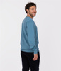 Sweter męski z bawełny organicznej ADAM ORGANIC STORM BLUE