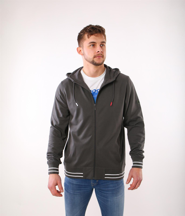 Rozpinana bluza męska z kapturem BART 2020 DARK SHADOW