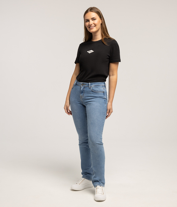 Jeansy damskie regular KIM 2710 MIST USED