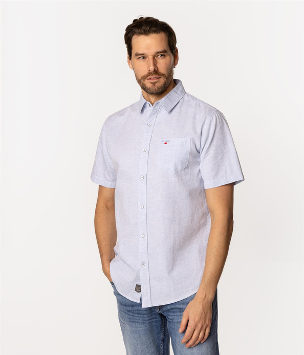 Koszula męska slim z krótkim rękawem WALTER2 1106 WINDSURFER