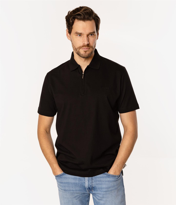 Koszulka polo męska TRIS 5056 BLACK