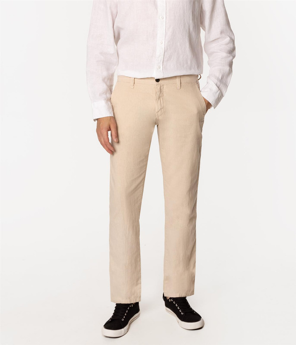 Lniane spodnie męskie GALATA 3600 ANCIENT SCROLL