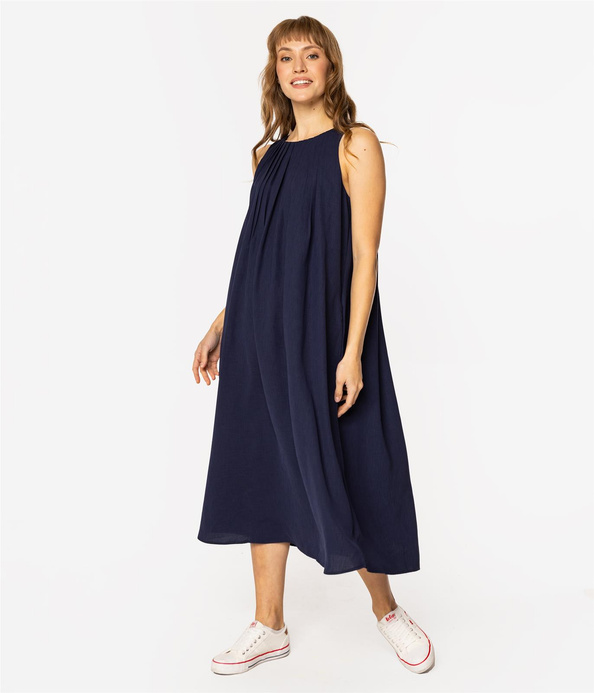 Sukienka bez rękawów ARMILA 0812 NAVY