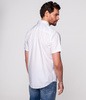 Koszula męska slim z mikroprintem COLIN2 8004 WHITE