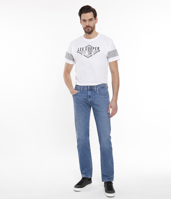 Jeansy męskie straight HARRY 2017 LIGHT BRUSED USED