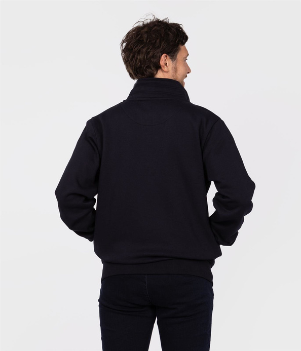 Rozpinana bluza męska ze stójką AMELIO 3020 NAVY BLAZER