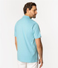 Koszula polo męska regular ALFI 4146 CABANA BLUE